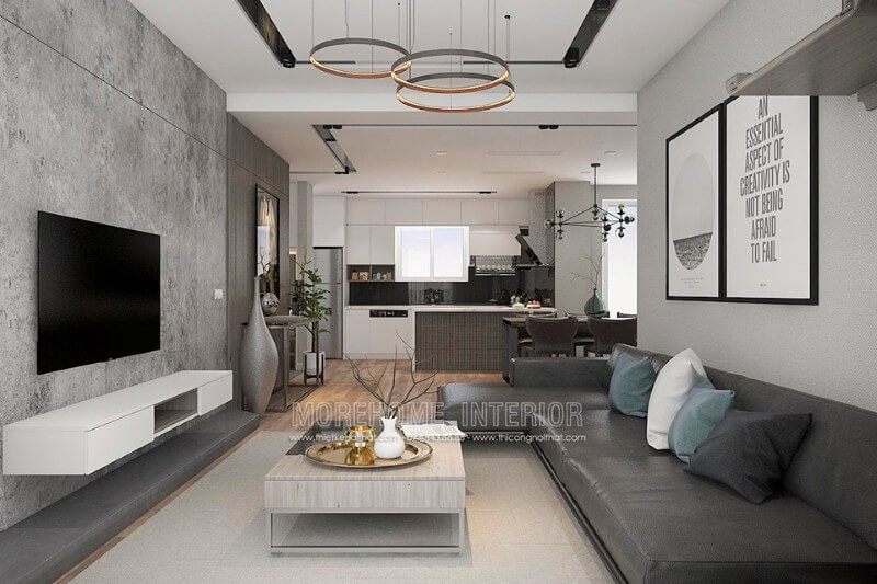 Trang trí phòng khách đẹp và sang trọng với giấy dán tường hàn quốc